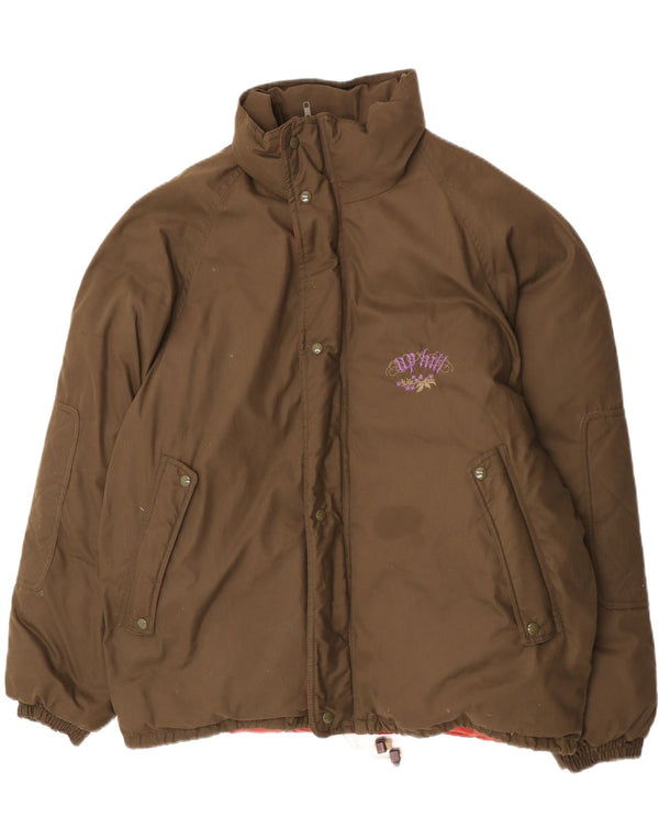 Giacca imbottita da uomo vintage UK 42 XL Marrone