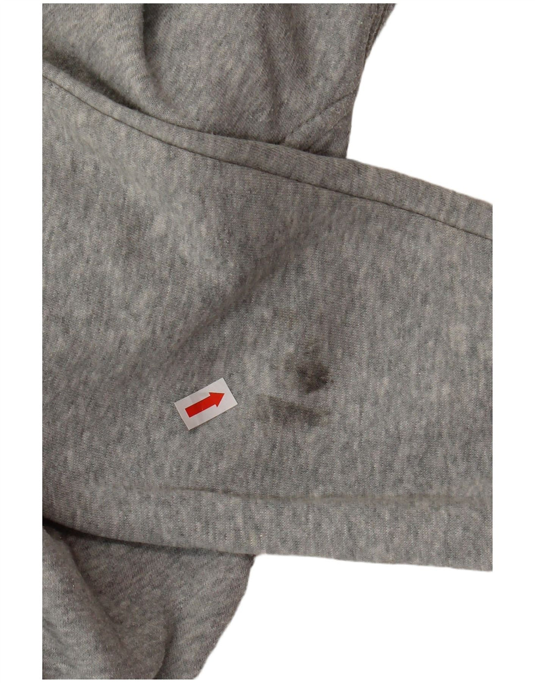 Maglione con cappuccio e zip da donna NIKE UK 16 grande cotone grigio