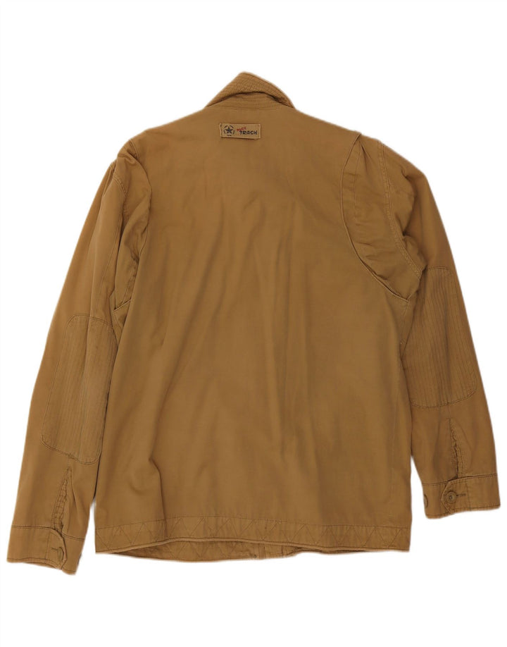 Giacca militare da uomo Pure Trash UK 40 grande cotone beige