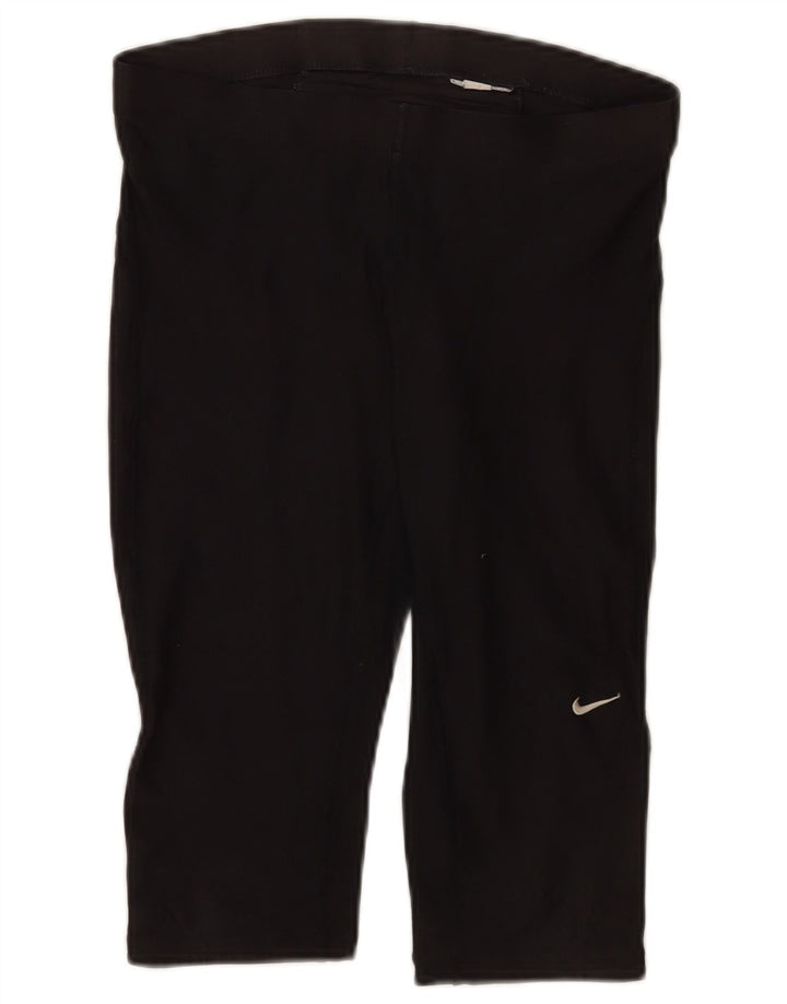 Leggings Nike Capri da donna UK 10-12 poliestere nero medio
