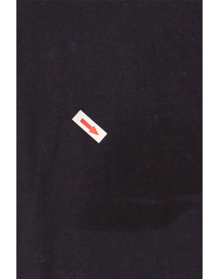 T-shirt da uomo Reiss Top piccola in cotone nero