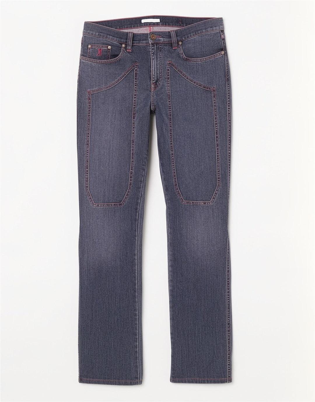 Jeans slim da donna Jeckerson W34 L30 cotone blu
