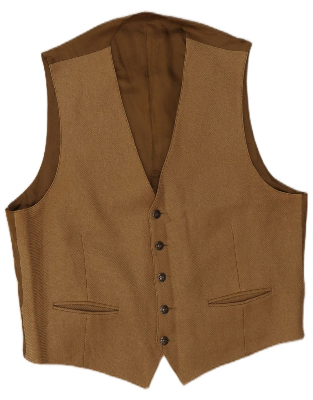 Gilet Uomo Il Marchese Coccapani IT 50 Lana Vergine Marrone Medio