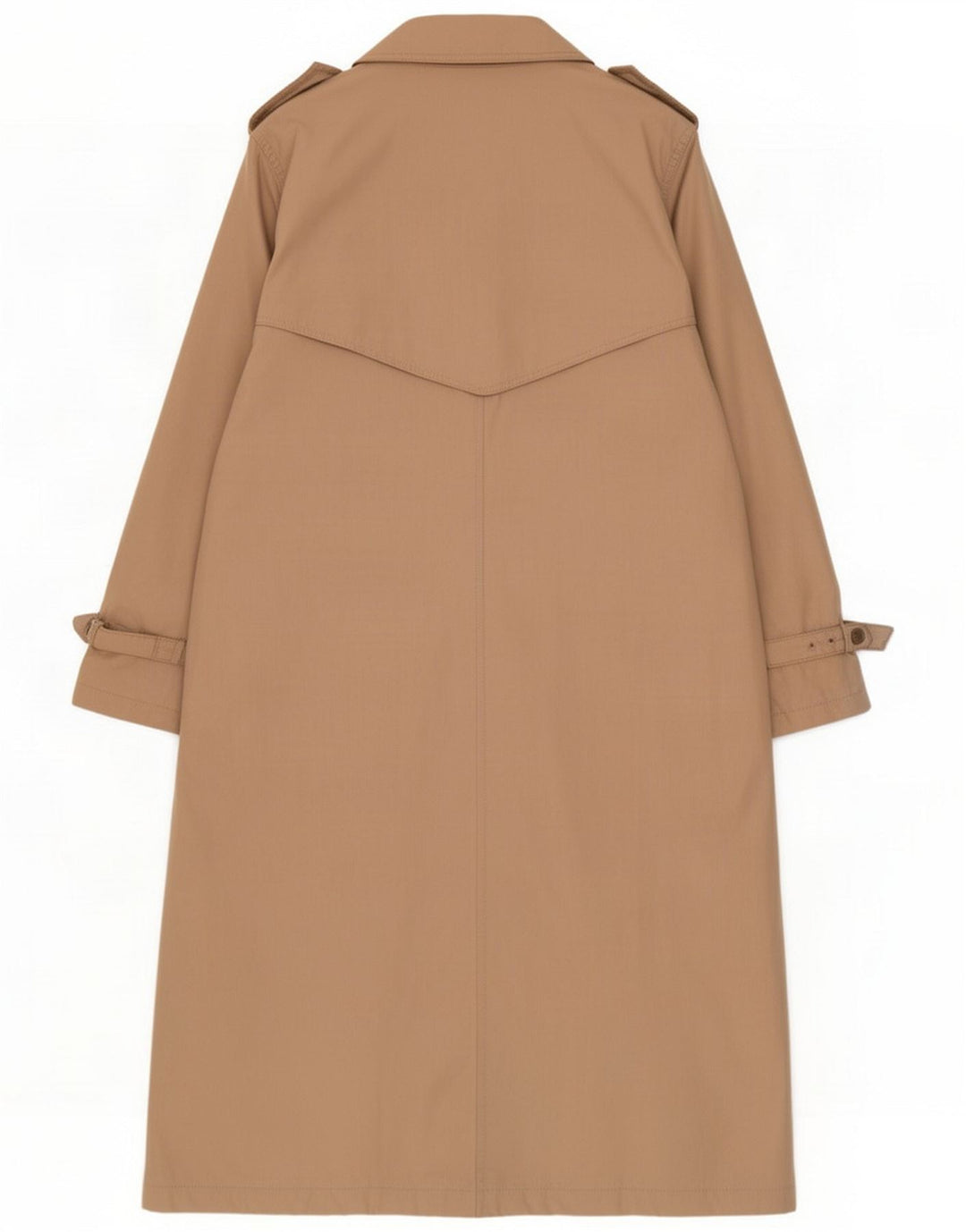 Trench vintage oversize da donna EU 40 Beige medio Poliestere