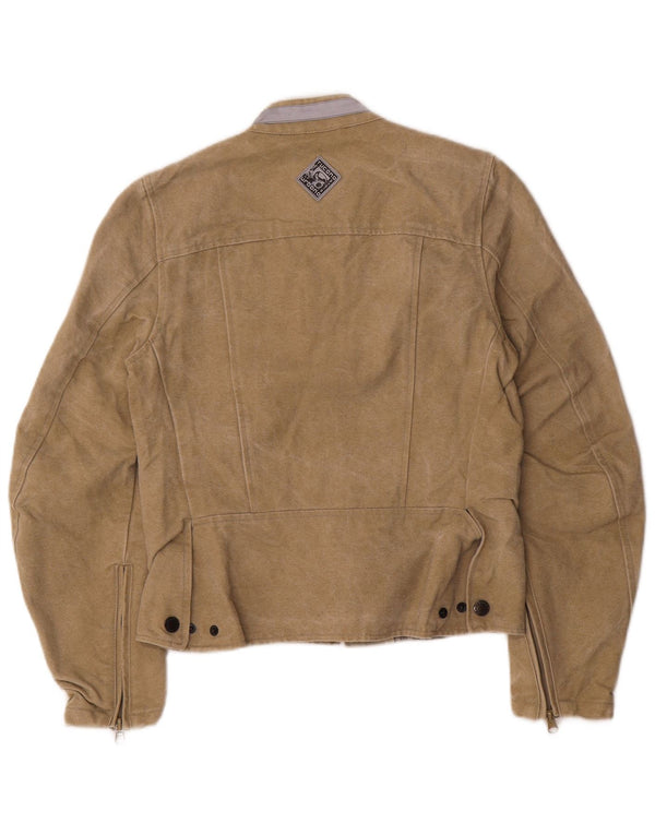 Giacca Racer da donna Tucano Urbano UK 10 Small Beige Cotone