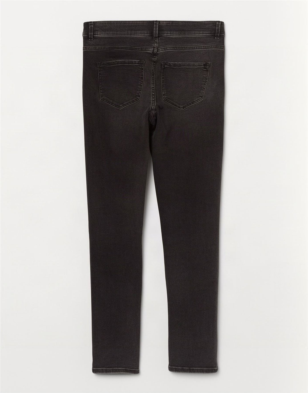 Jeans slim da donna Marks & Spencer UK 10 piccoli W27 L29 cotone nero