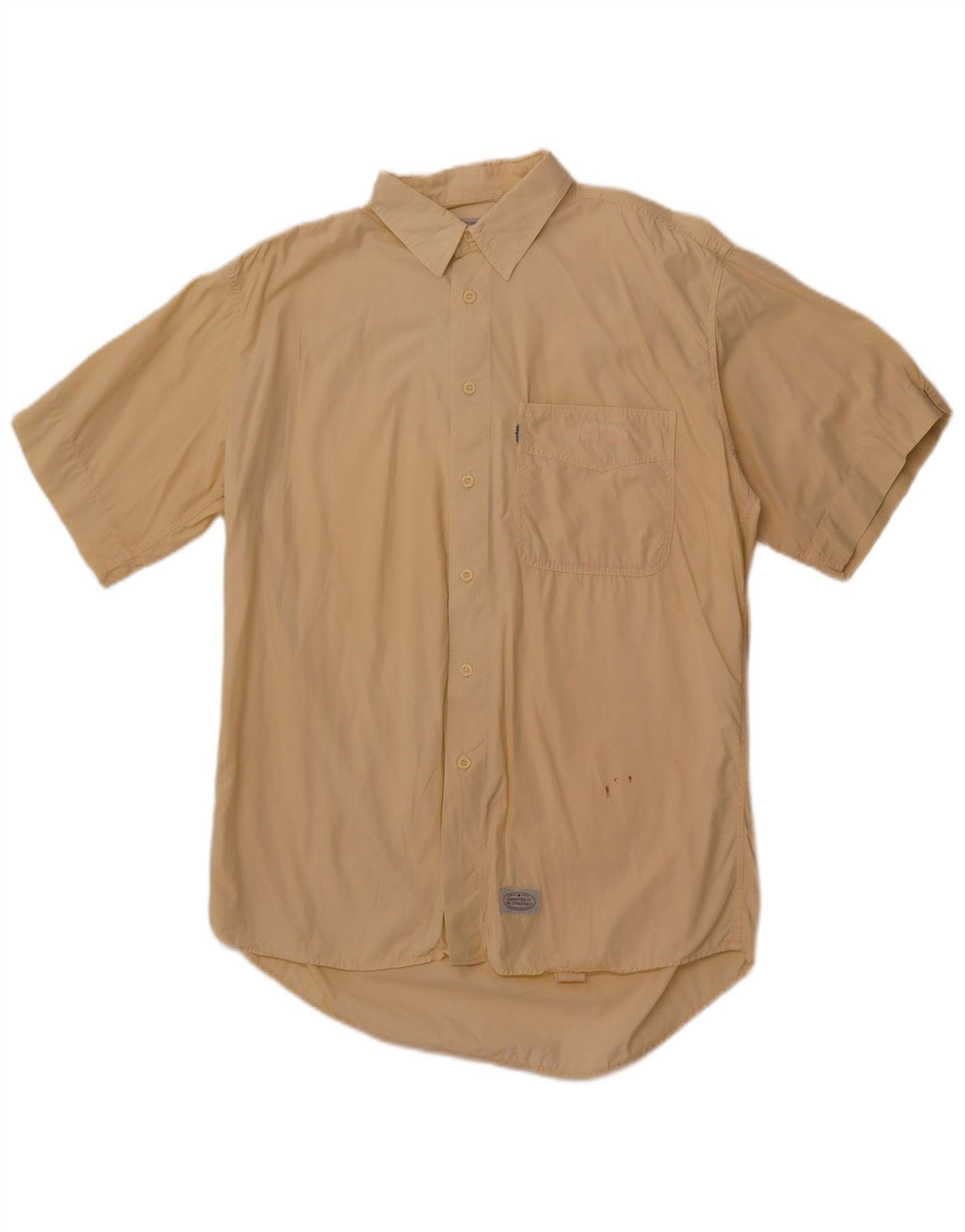 LEVI'S Camicia a maniche corte da uomo in cotone beige medio