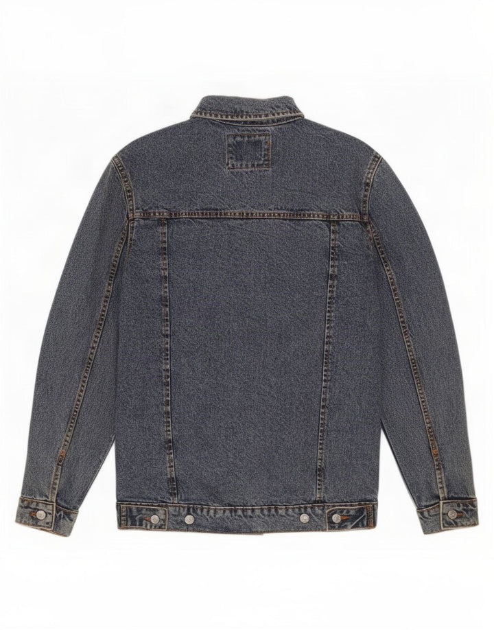 Giacca in denim da uomo Zara UK 36 piccola in cotone blu