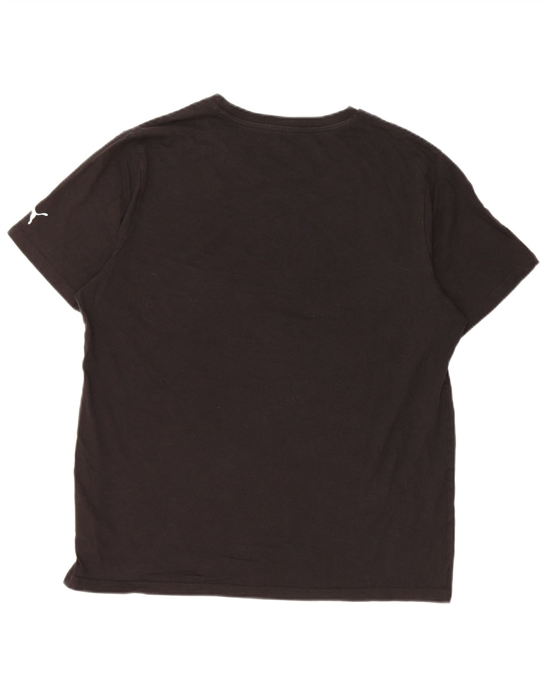 T-shirt grafica PUMA da uomo, taglia grande, in cotone nero