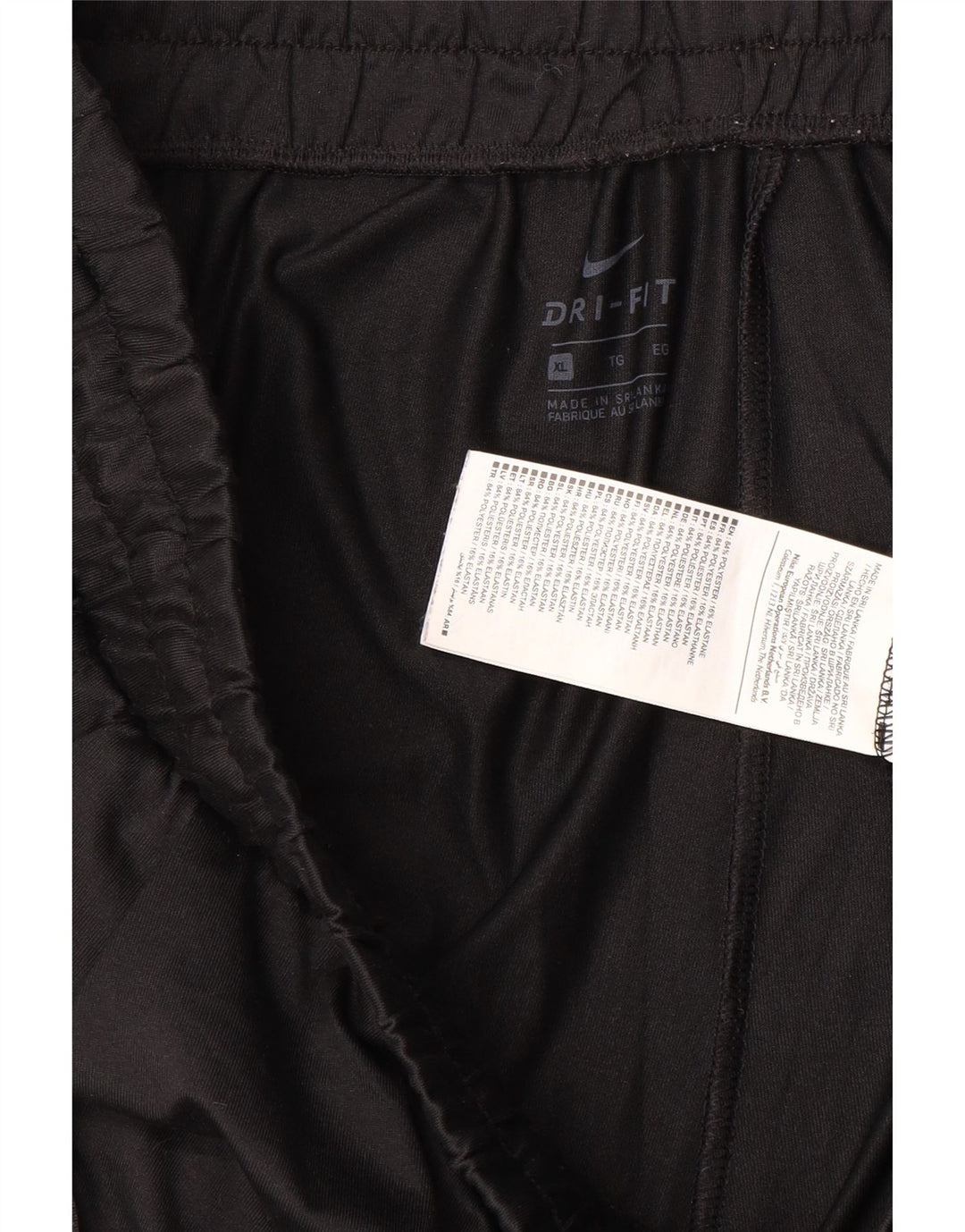 Pantaloni da tuta NIKE Dri Fit da uomo XL poliestere nero