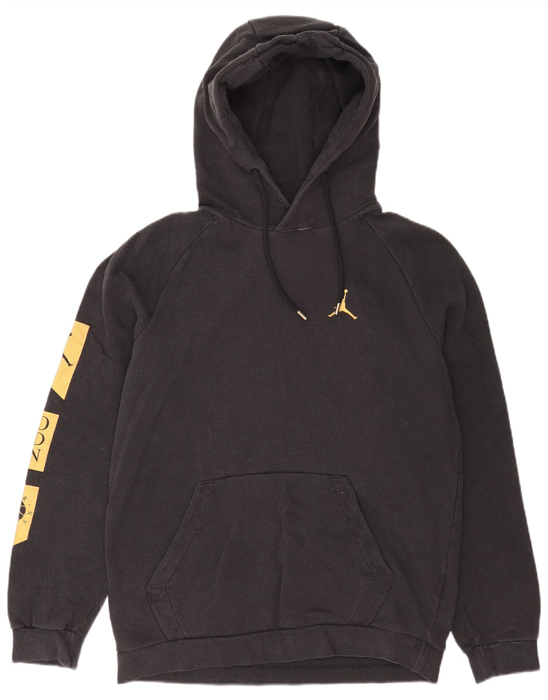 Felpa con cappuccio grafica da uomo Jordan, cotone nero medio