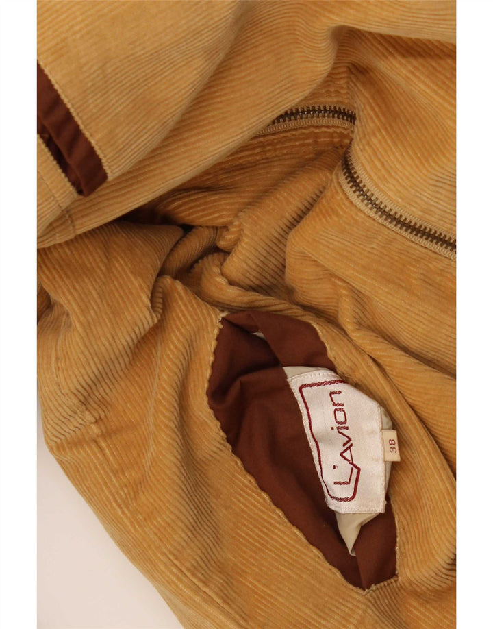 Giubbotto bomber reversibile con cappuccio vintage da uomo UK 38 Colorblock marrone medio