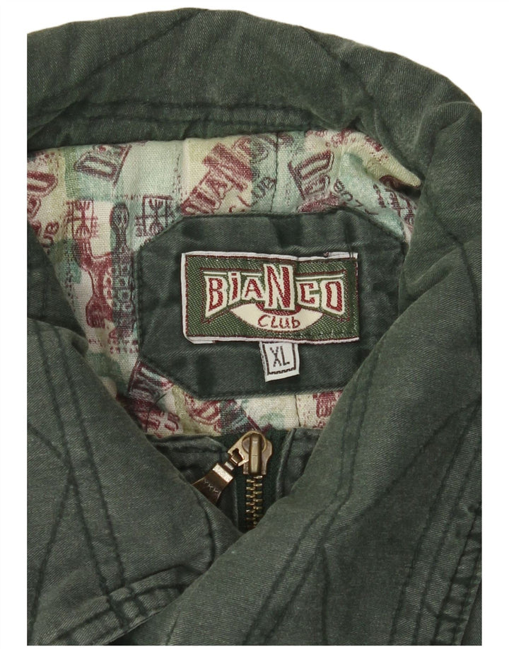 Giubbotto bomber da uomo VINTAGE UK 42 XL verde