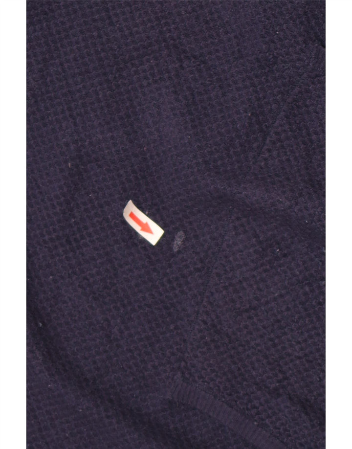 Maglione con cappuccio da donna Marks & Spencer UK 14 Viscosa blu navy medio