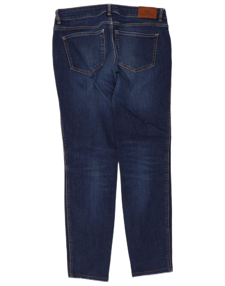 Jeans slim da donna Massimo Dutti EU 38 Small W28 L26 Blu