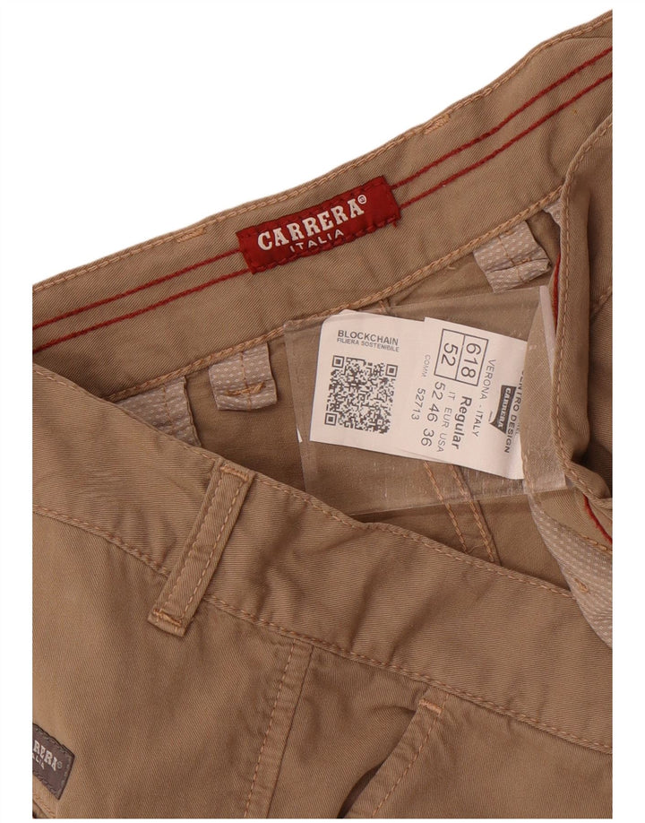 Pantaloncini cargo da uomo Carrera IT 52 XL W36 Cotone beige