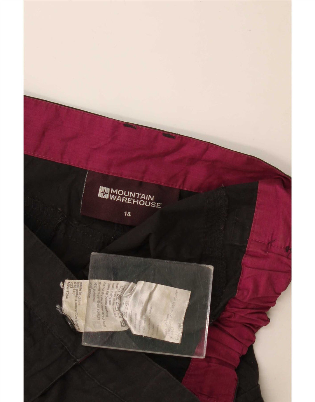 Pantaloncini cargo da donna Mountain Warehouse UK 14 Large W34 poliestere nero