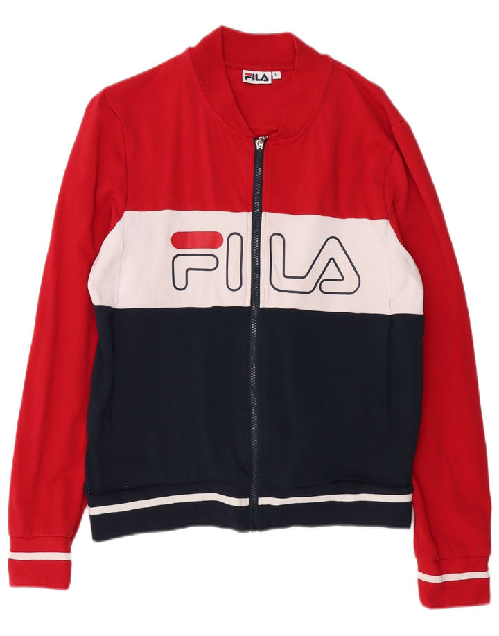 Giacca da ginnastica da donna Fila UK 16 Large multicolore Colourblock