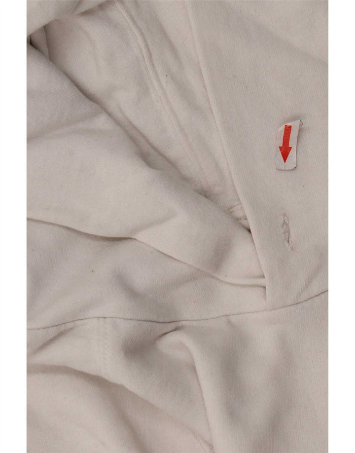 Maglione con cappuccio grafico da uomo Levi's grande in cotone bianco