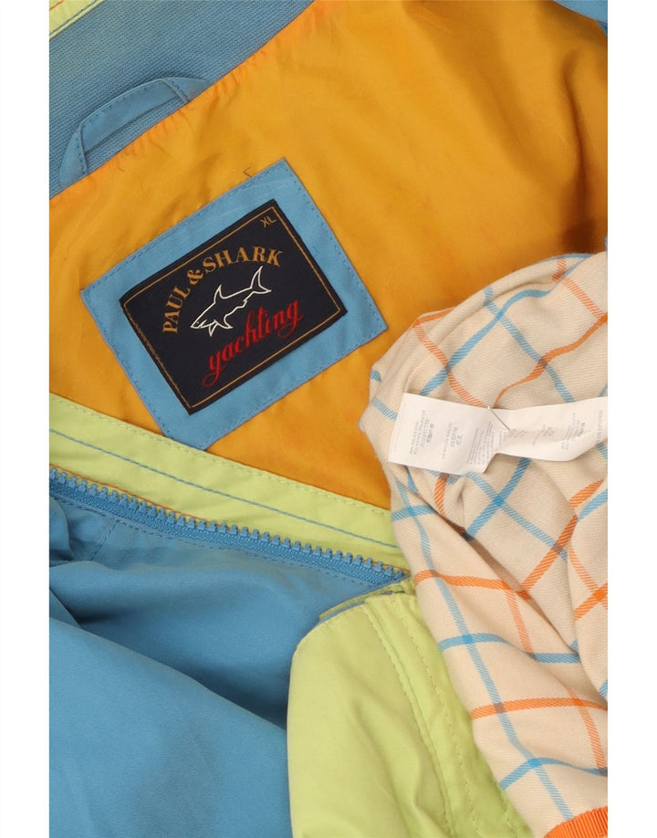 Giubbotto bomber da uomo Paul & Shark UK 42 XL poliestere blu