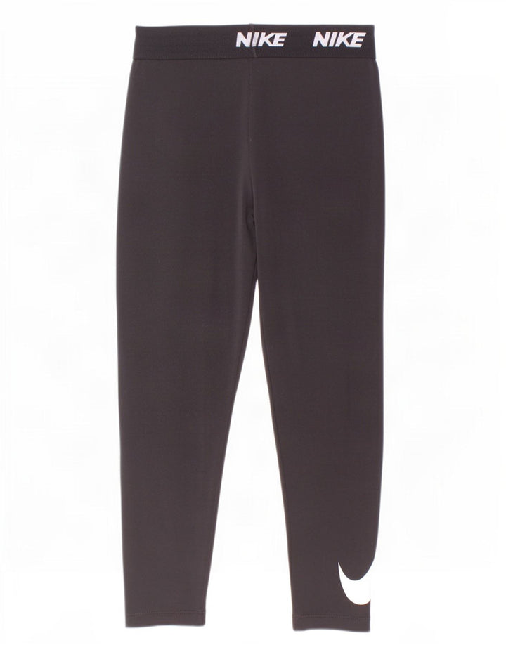 Leggings grafici Nike per ragazze 6-7 anni grandi neri