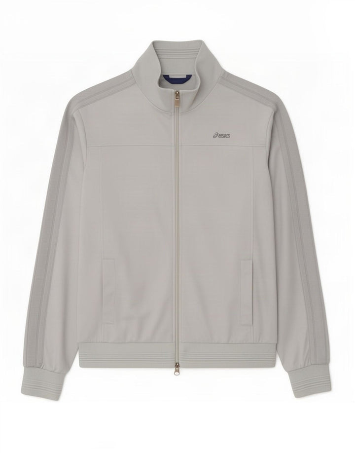 Giacca da ginnastica da uomo Asics grande grigia