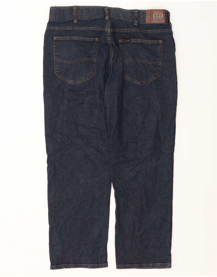 Jeans dritti da uomo Lee Extreme Motion W36 L29 cotone blu navy