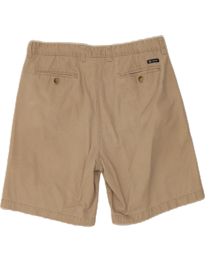 CHAPS Mens Chino Shorts W36 Large  Beige Cotton Vintage Chaps and Second-Hand Chaps from Messina Hembry 