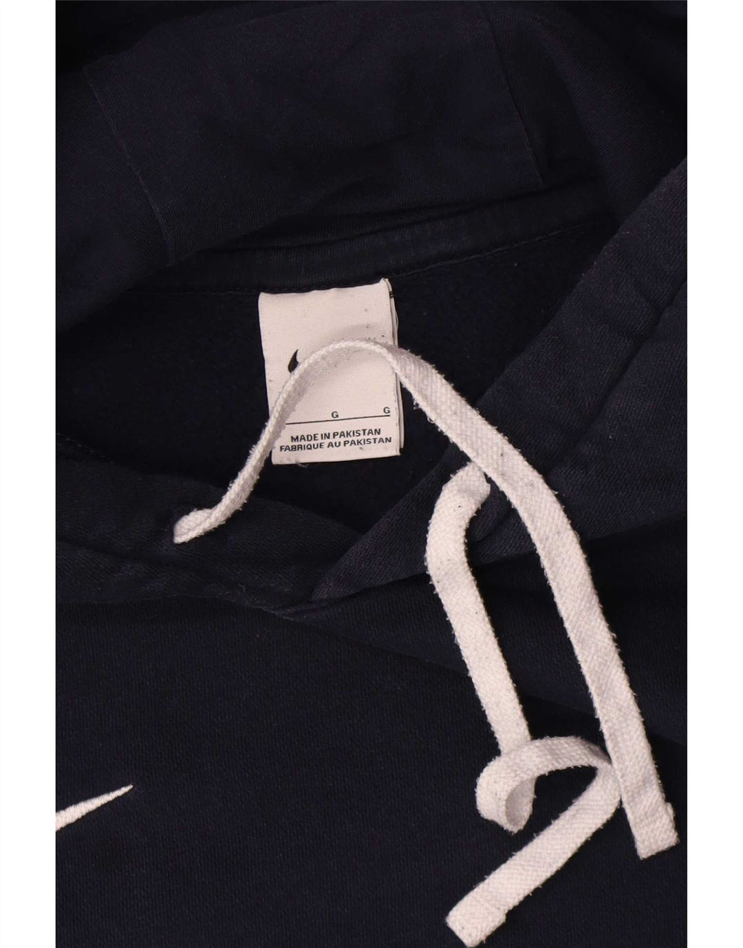 Felpa con cappuccio da uomo Nike Large in cotone blu navy