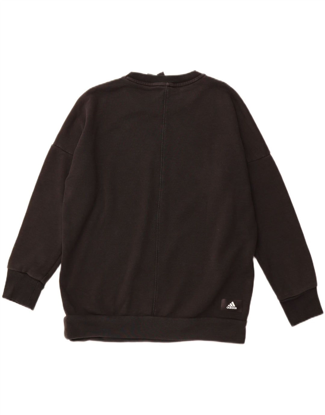 Felpa oversize da donna ADIDAS Primegreen UK 8/10 piccola nera