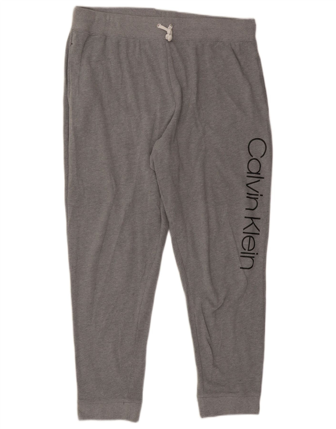 CALVIN KLEIN Pantaloni da tuta da donna Joggers UK 18 XL Grigio chiazzato