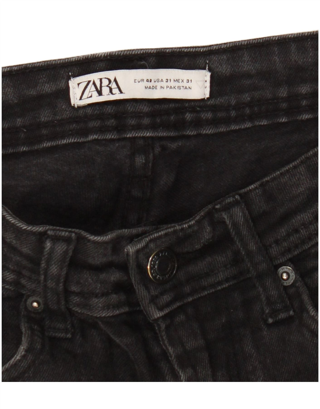 Jeans skinny da uomo Zara EU 40 medio W31 L29 neri