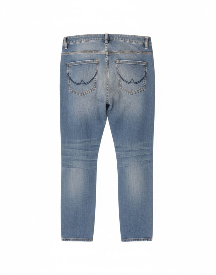Jeans slim da donna Riley Distressed Superdry W28 L26 cotone blu