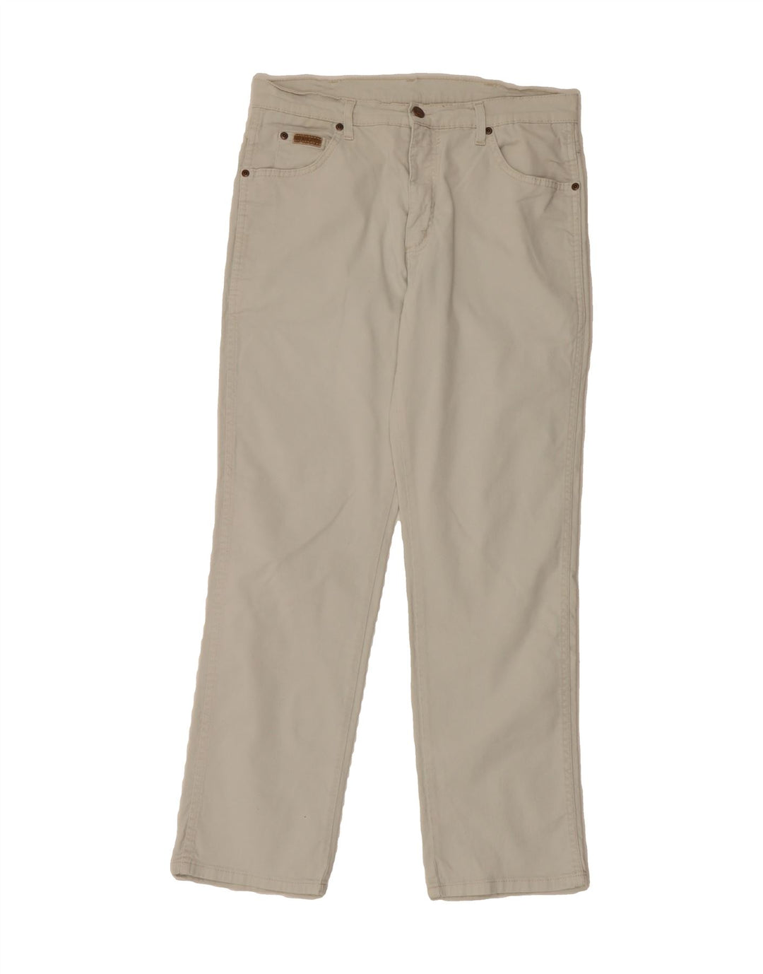WRANGLER Mens Straight Jeans W33 L30 Grey Cotton Vintage Wrangler and Second-Hand Wrangler from Messina Hembry 