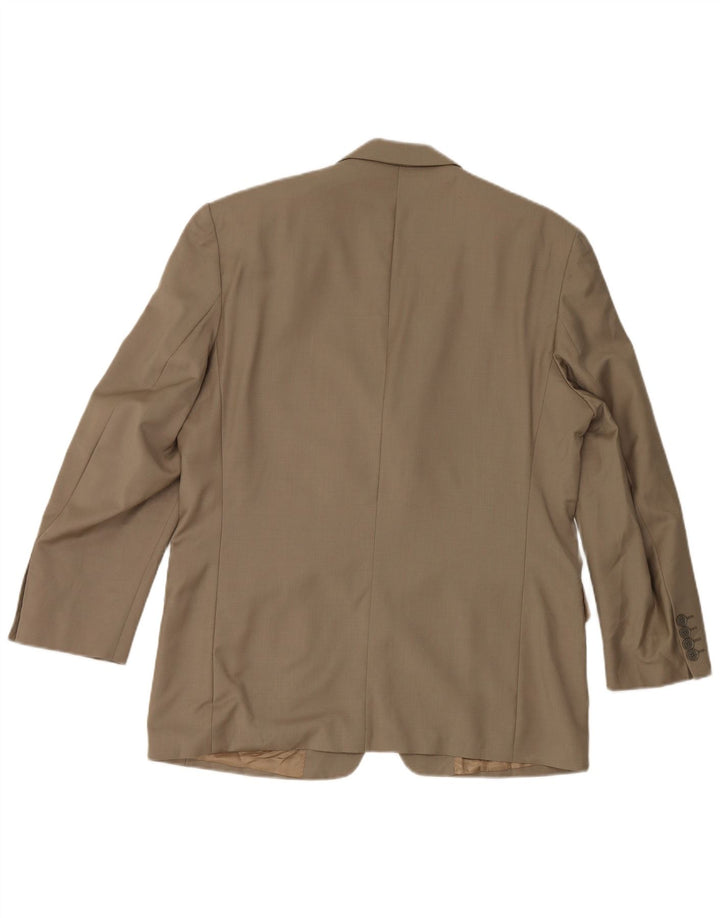 Giacca blazer da uomo a 3 bottoni Pierre Cardin UK 40 grande beige