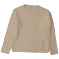 Maglione maglione girocollo da uomo Marks & Spencer piccolo poliestere bianco sporco