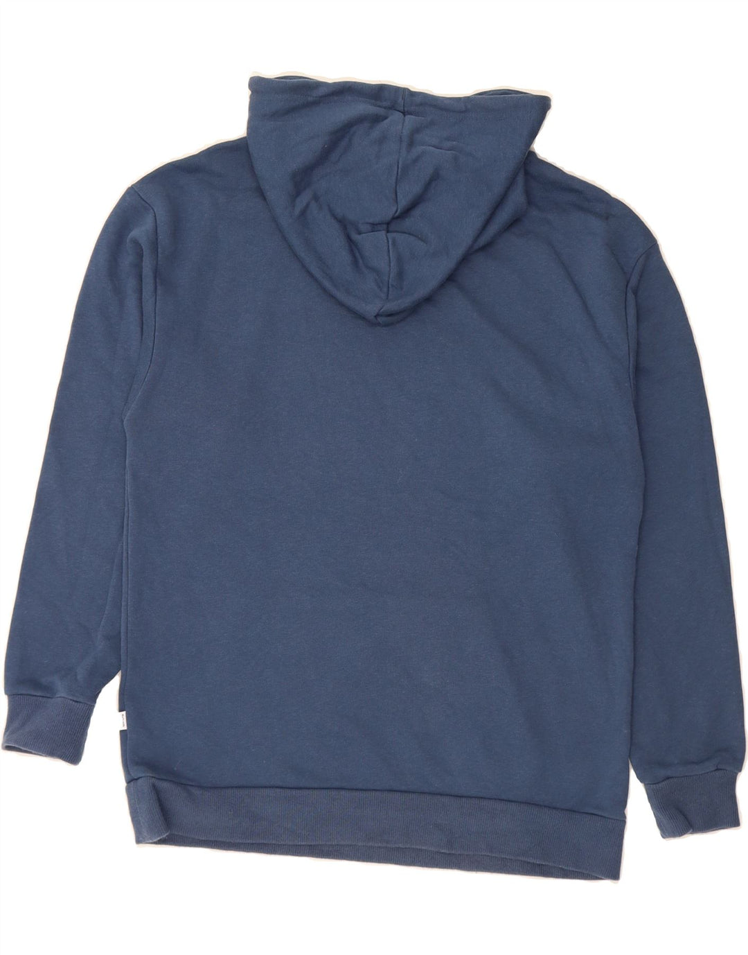 PUMA Mens Graphic Hoodie Jumper Medium Navy Blue Cotton Vintage Puma and Second-Hand Puma from Messina Hembry 