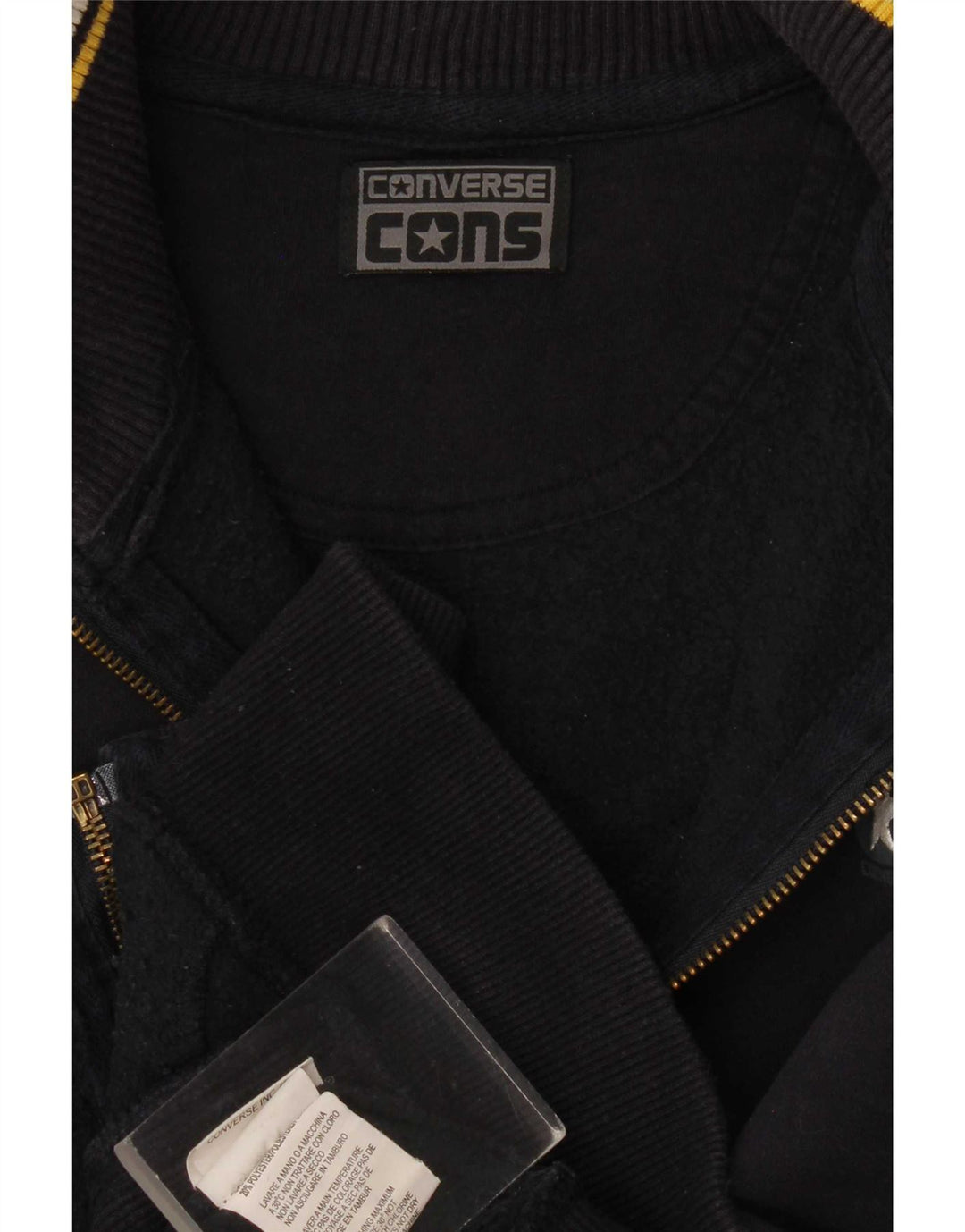 Giacca da ginnastica da uomo Converse piccola in cotone blu navy