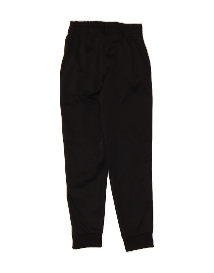 PUMA Boys Tracksuit Trousers Joggers 7-8 Years Small Black Polyester Vintage Puma and Second-Hand Puma from Messina Hembry 