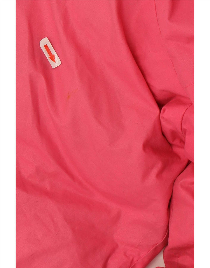 Cappotto imbottito con cappuccio vintage da uomo UK 42 XL poliestere rosa