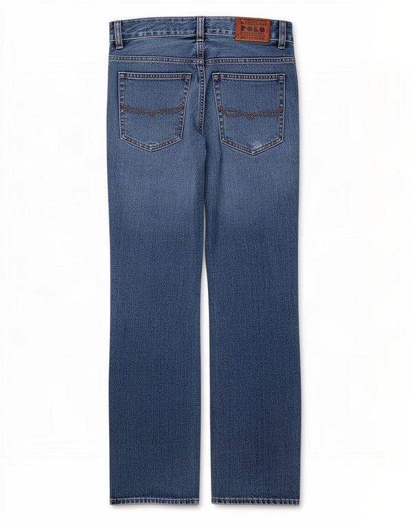 Polo Ralph Lauren Jeans dritti per ragazze 11-12 anni W28 L26 Cotone blu