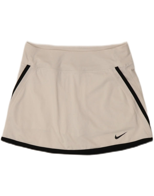Gonna da tennis Nike Dri Fit da donna UK 14 medio bianco