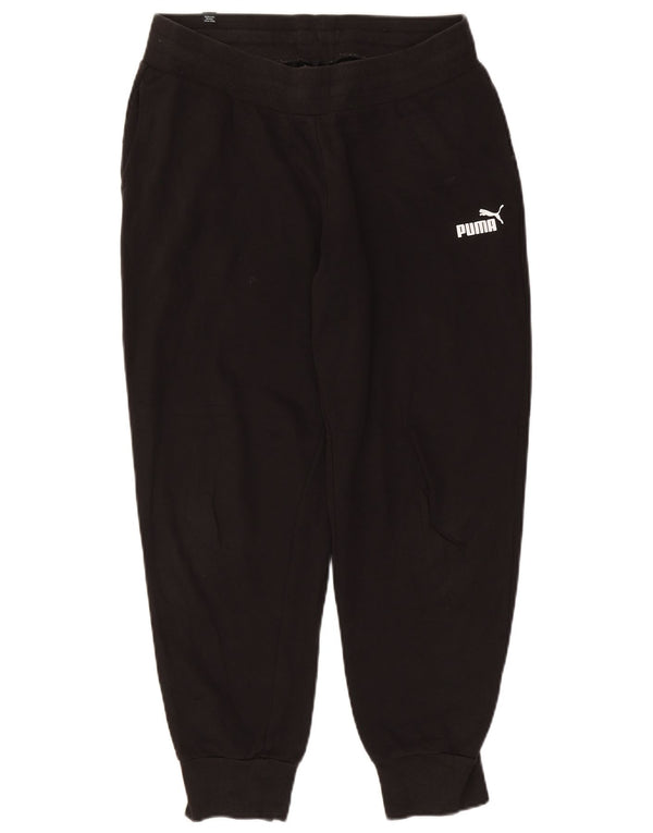 Pantaloni da tuta da uomo Puma Joggers Medium Black Cotton