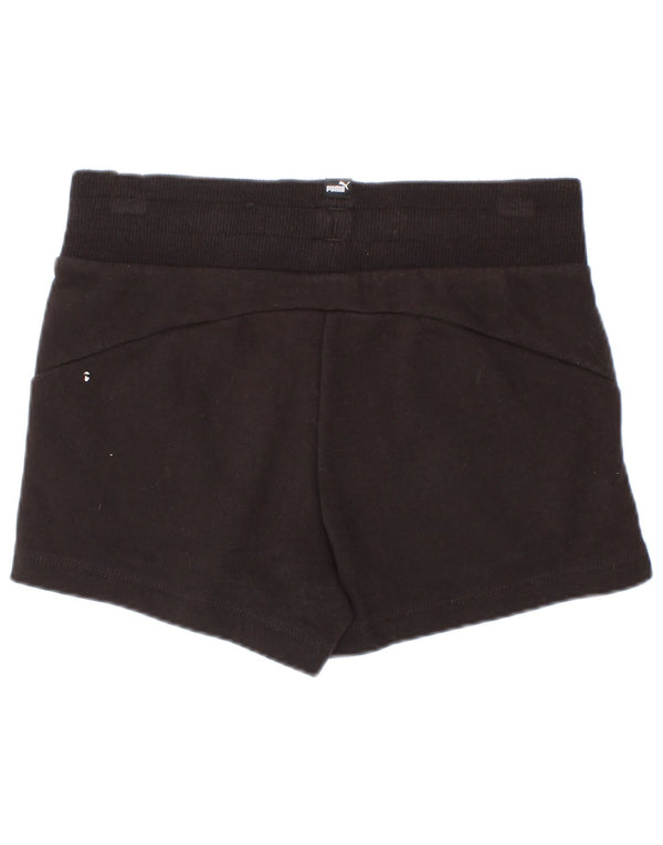 Pantaloncini sportivi grafici Puma per ragazze 9-10 anni neri