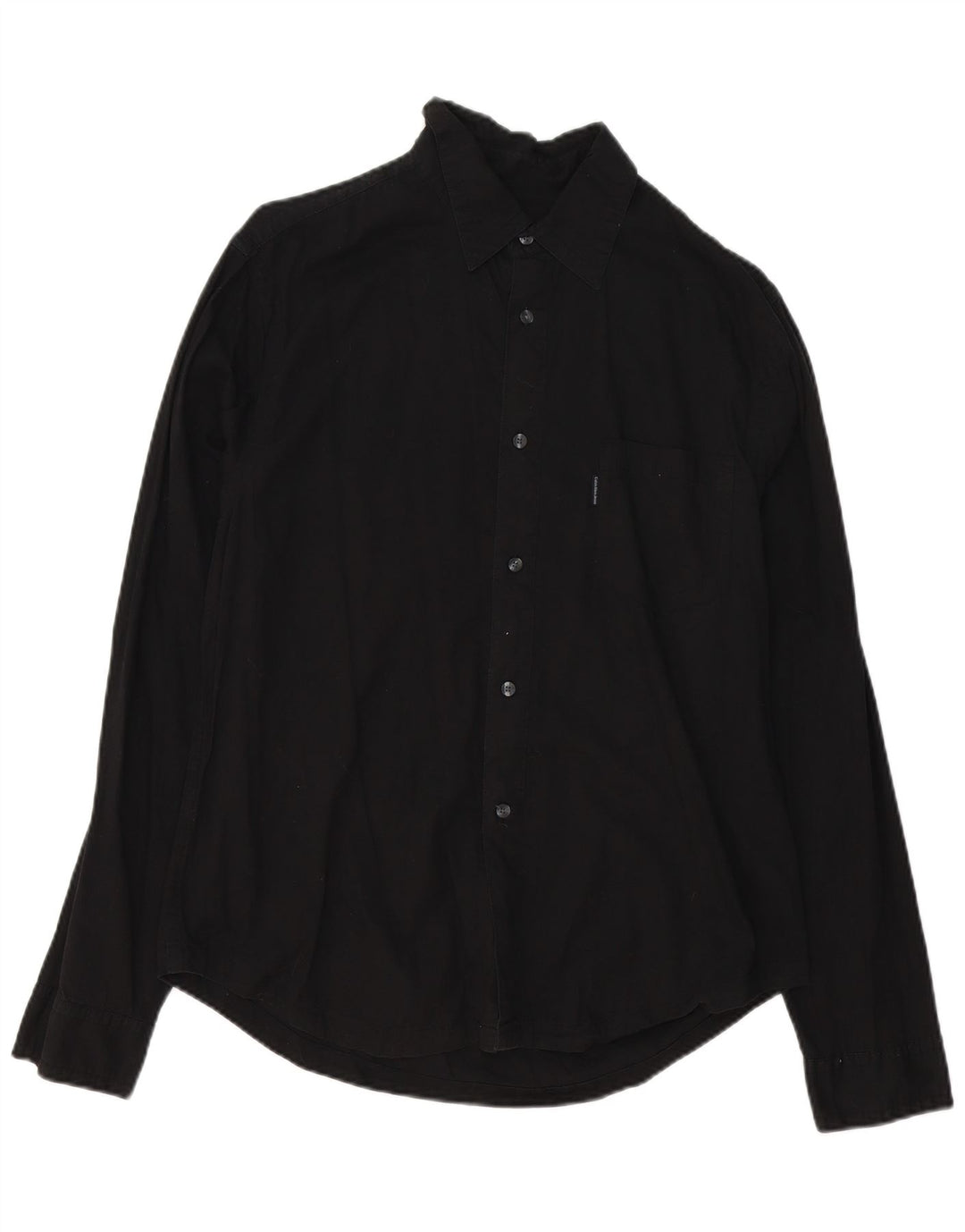 Camicia da uomo Calvin Klein Jeans XL in cotone nero