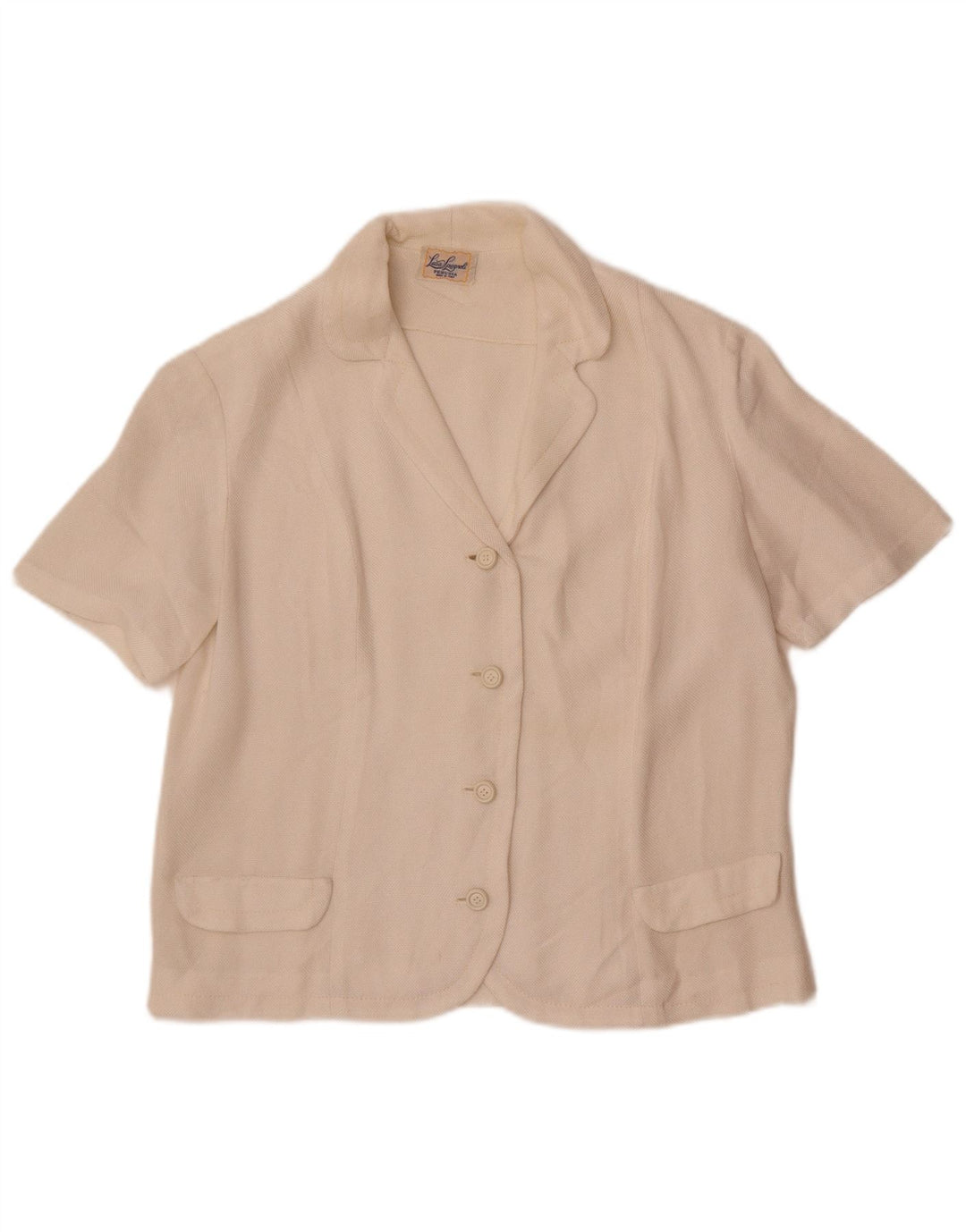 Camicetta a maniche corte da donna Luisa Spagnoli UK 14 Medium White