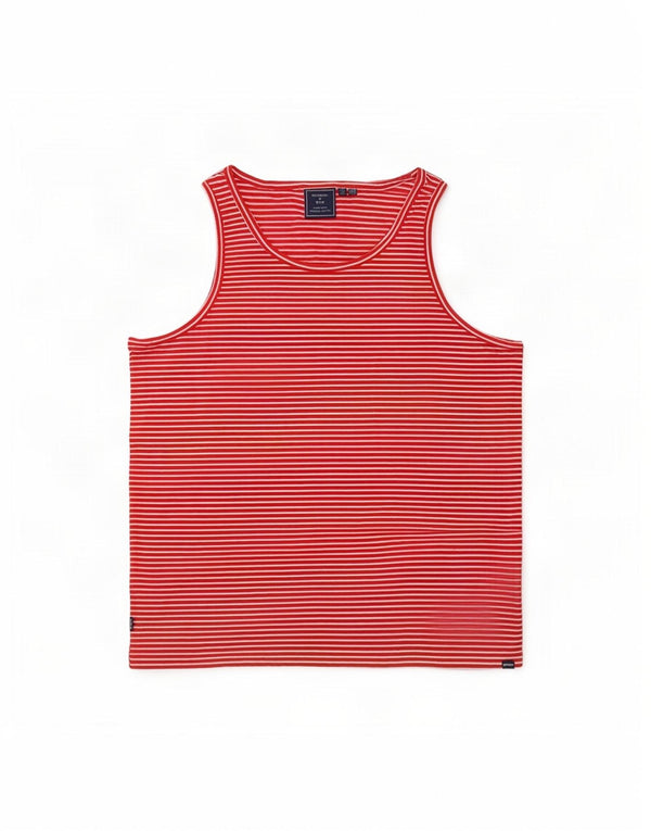 Canotta da donna Superdry UK 14 grande cotone a righe rosse