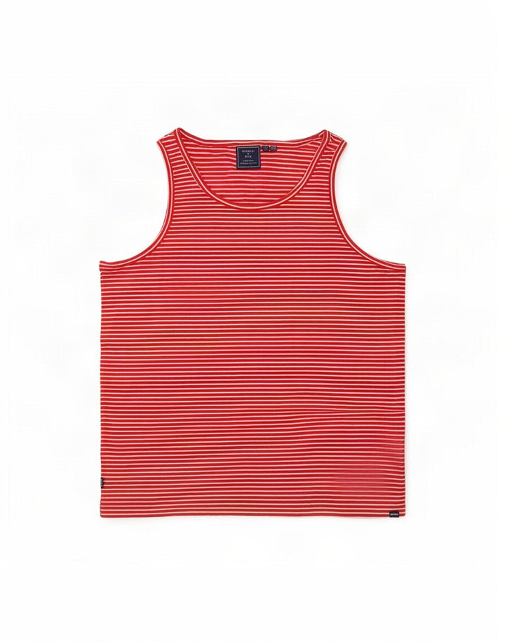 Canotta da donna Superdry UK 14 grande cotone a righe rosse