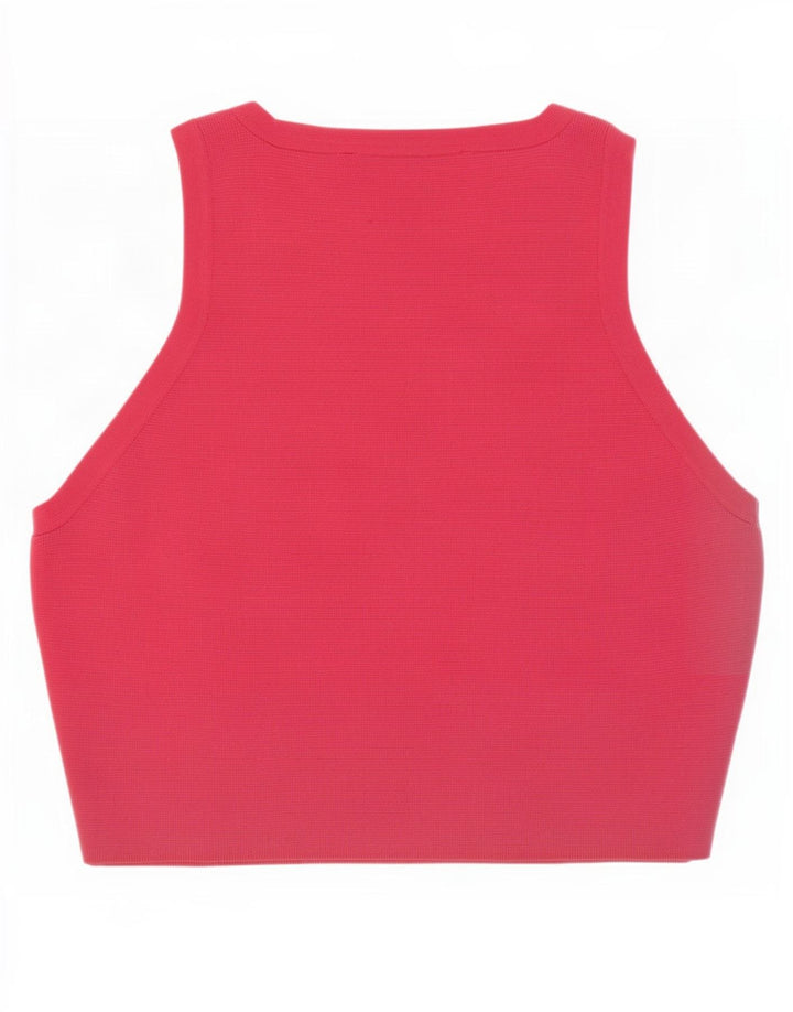 Canotta corta da donna Zara UK 12 Rosa medio