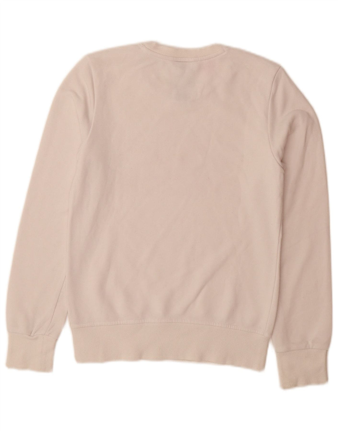 Felpa grafica per ragazze ADIDAS, maglione 11-12 anni, cotone bianco